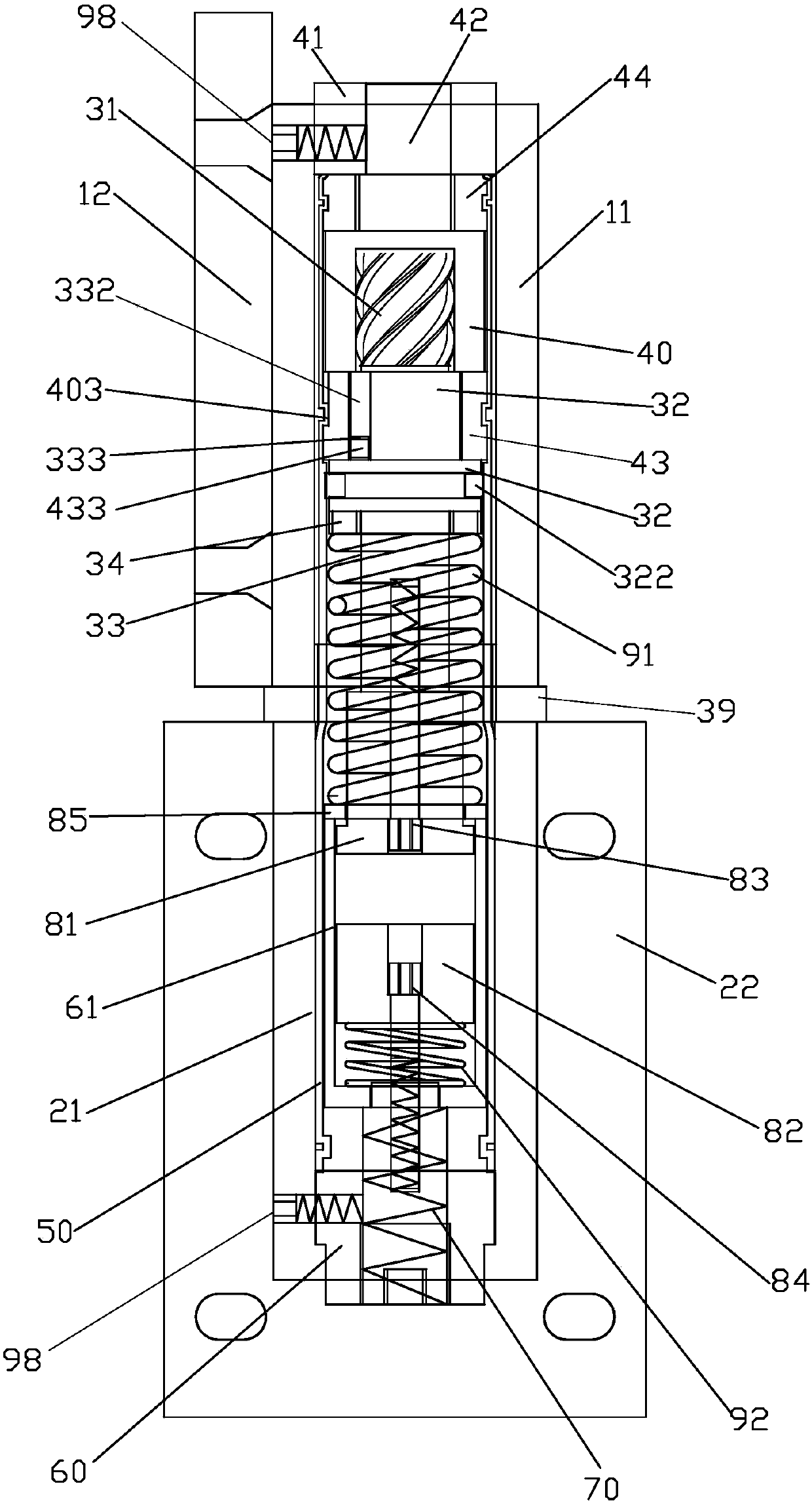 Angle-adjustable positioning and self-closing hinge of high-sealing-performance door