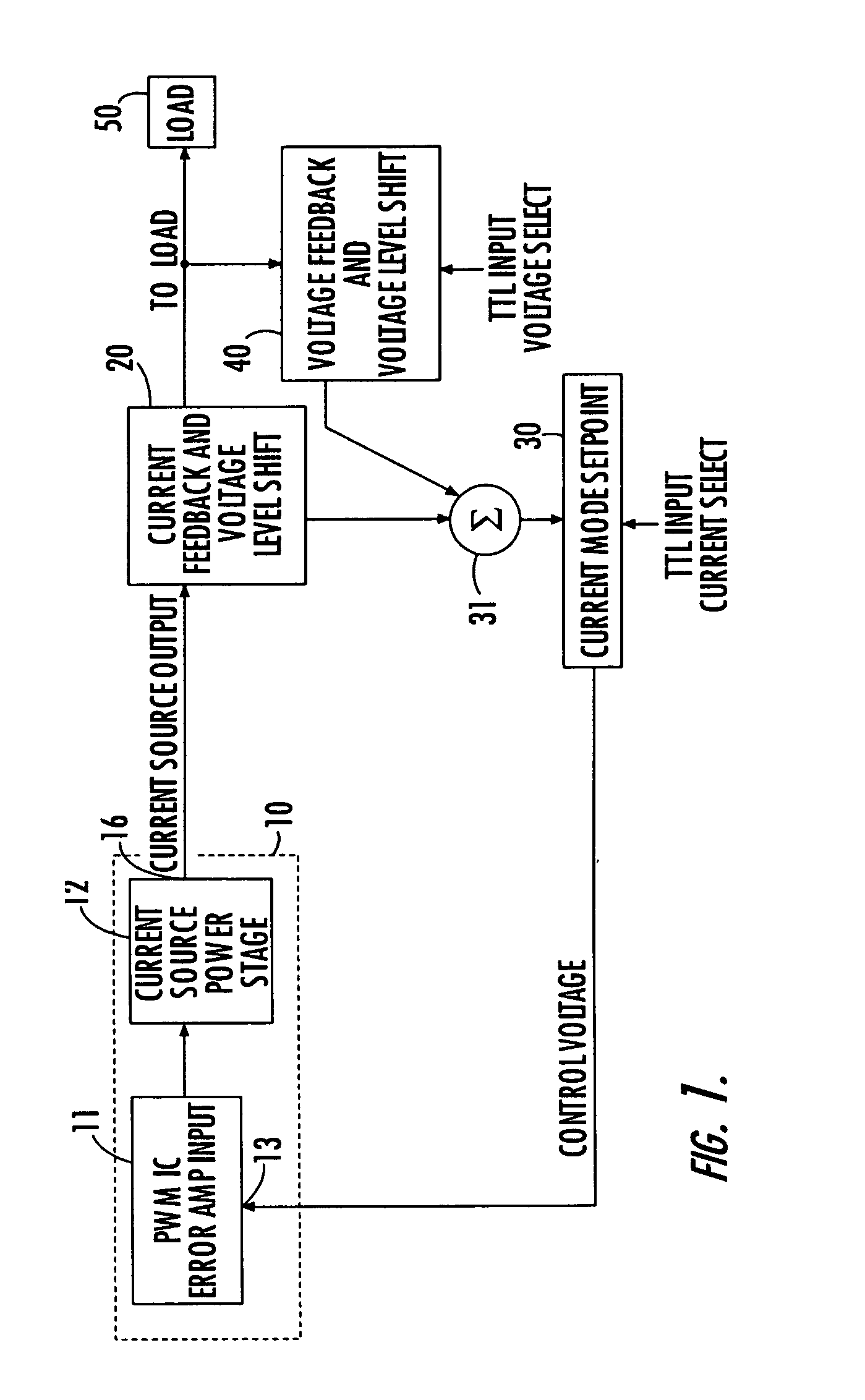 Output current and voltage regulating interface for remote terminal