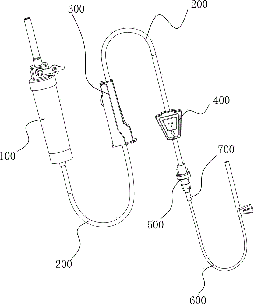 Anti-backflow precision filter infusion set