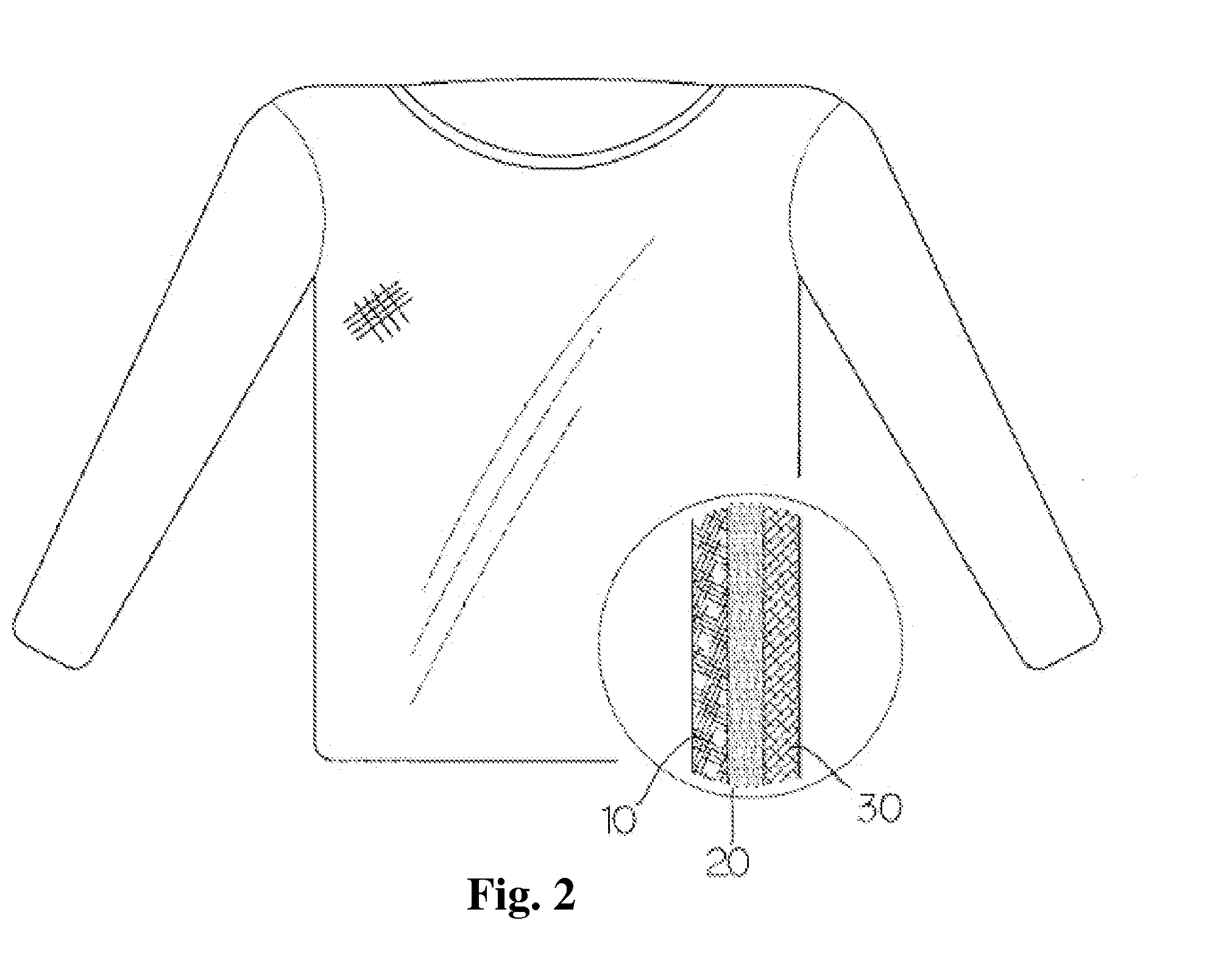 Thermally Insulated and Moisture-Repellent Textile Structure