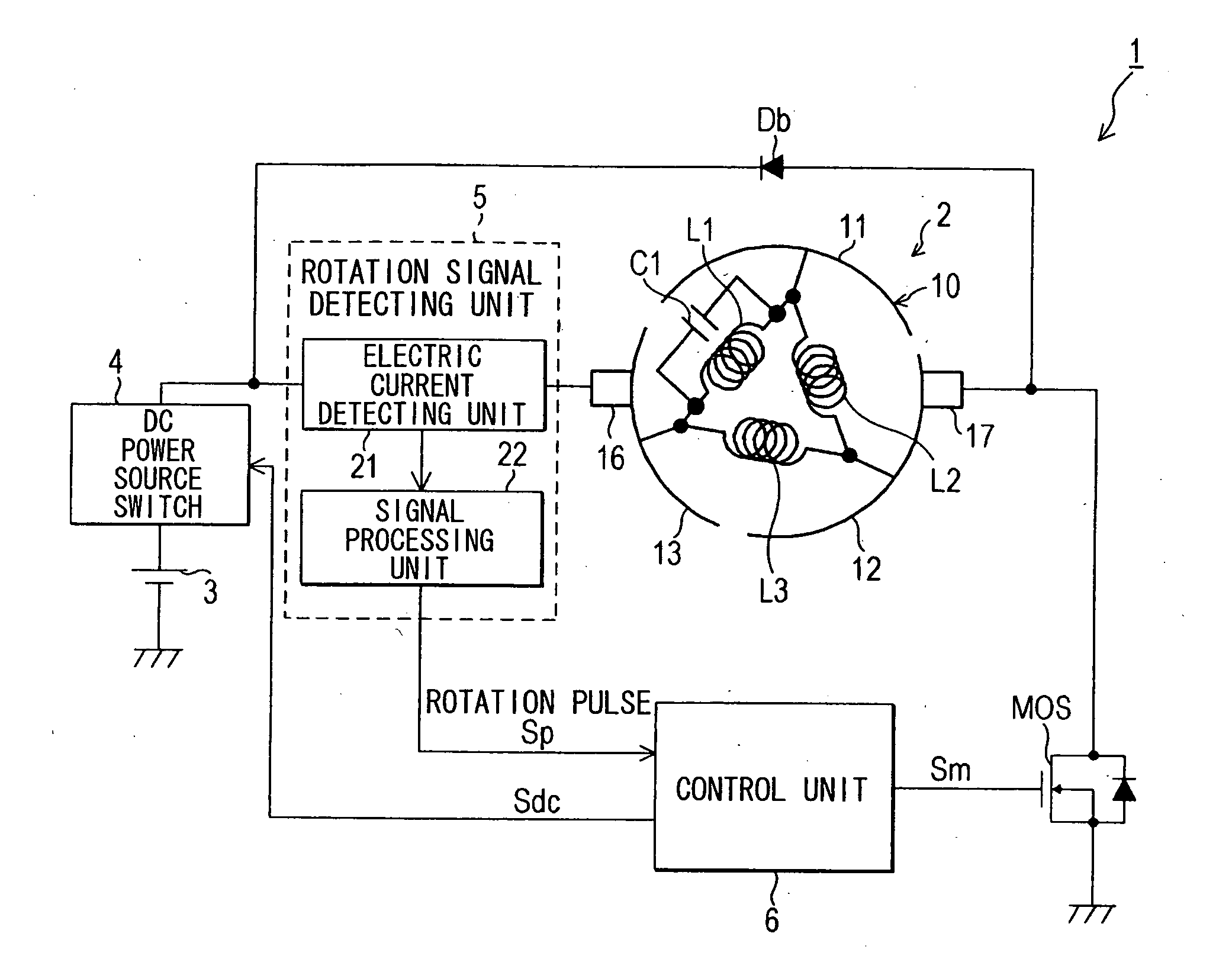 Rotation detecting apparatus and rotation detecting system