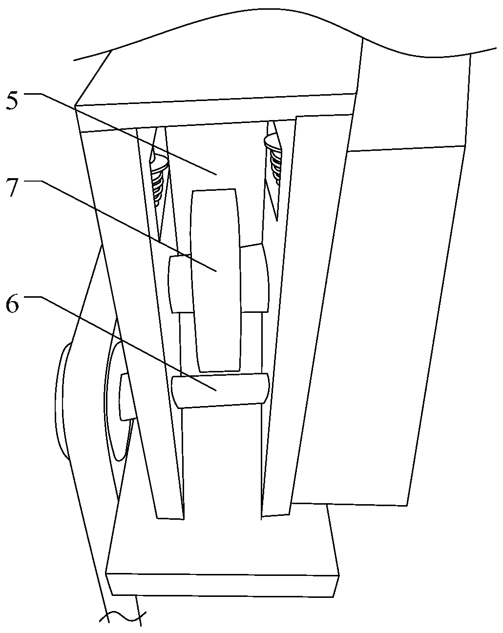 Plastic support series connection machine