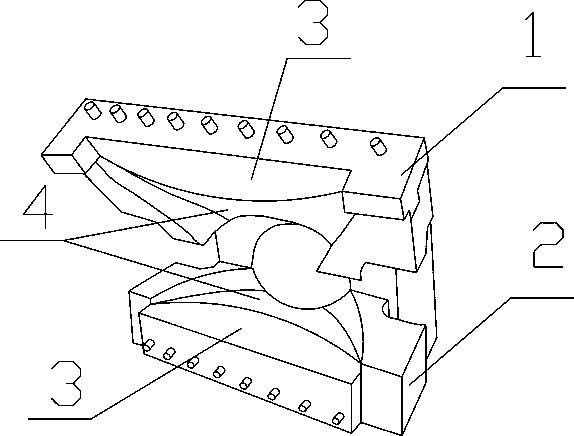 Extrusion die head of calendar