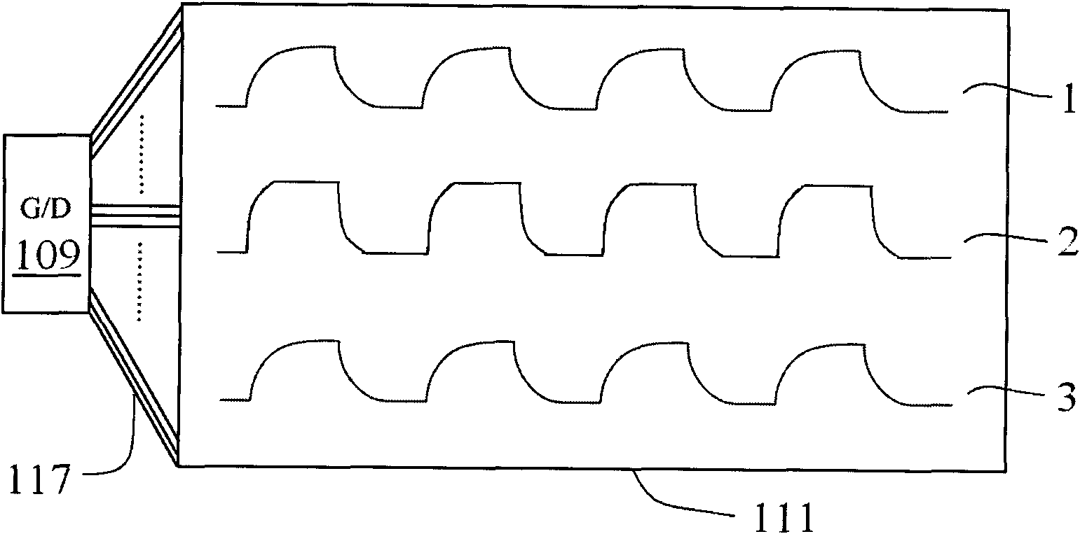 Method for eliminating bright and dark lines of liquid crystal display panel