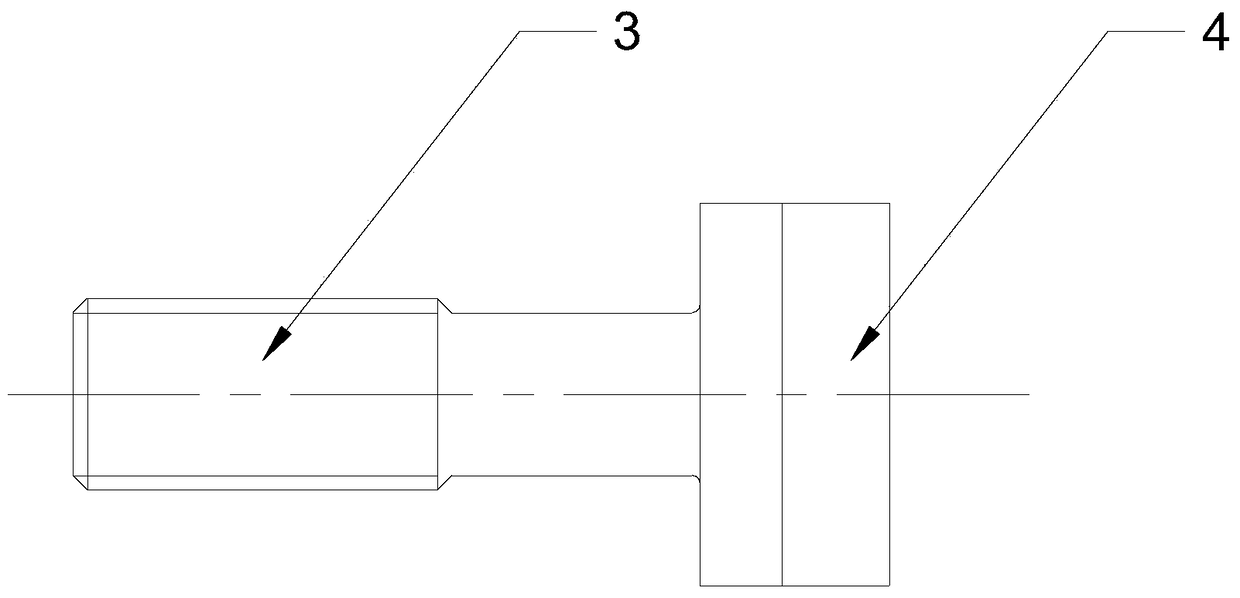 An anti-loosening bolt assembly and expansion-tightening anti-loosening process for high-radioactive equipment