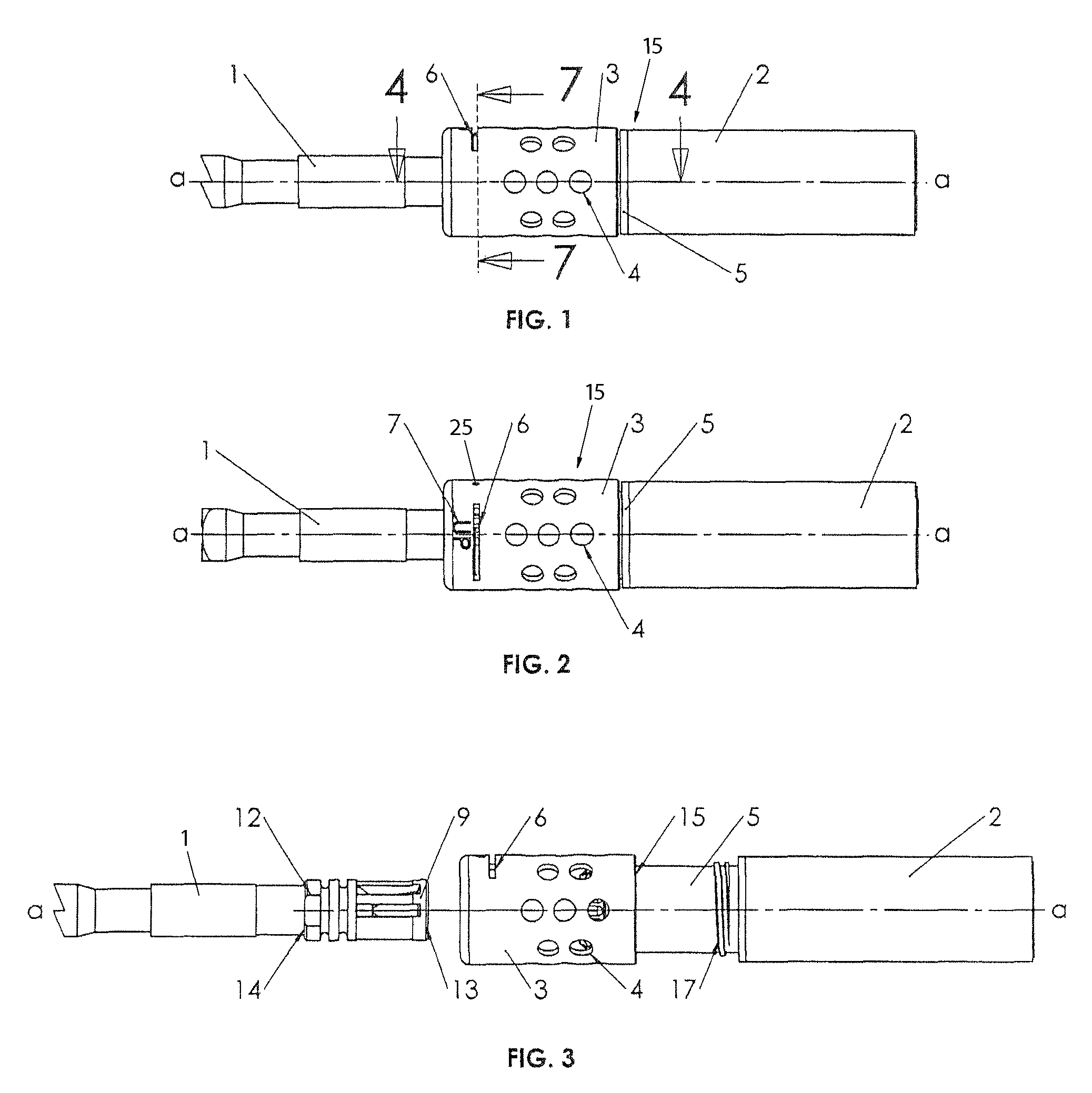 Omni indexing mount primarily for attaching a noise suppressor or other auxiliary device to a firearm