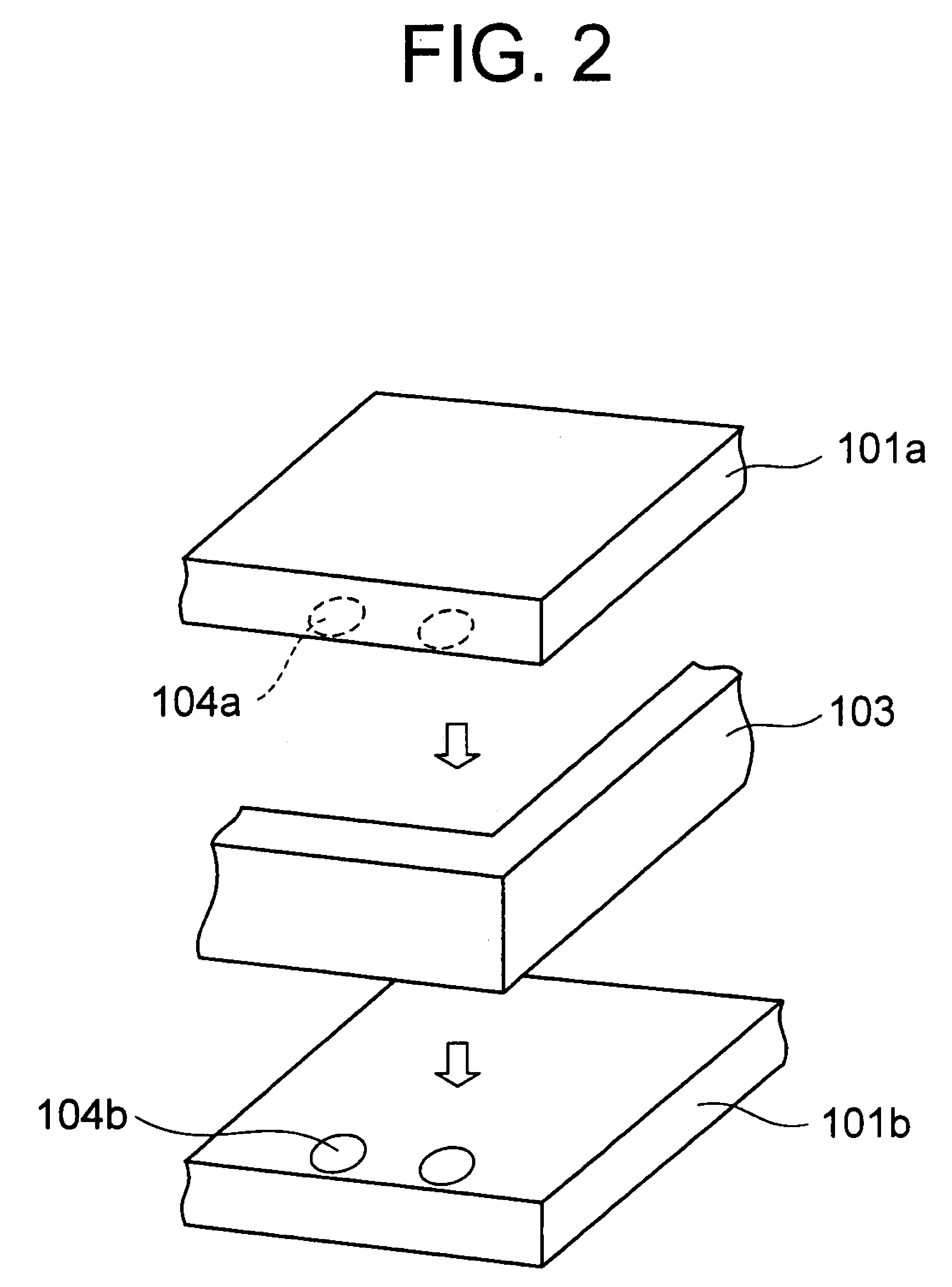 Stacked mounting structure