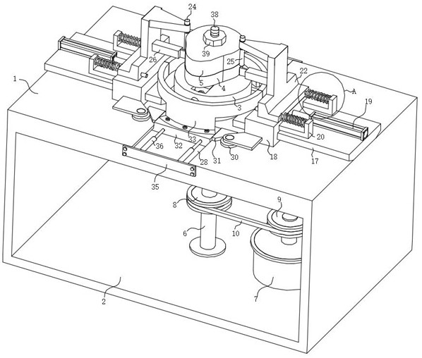 A high-precision CNC grinding machine and its working method