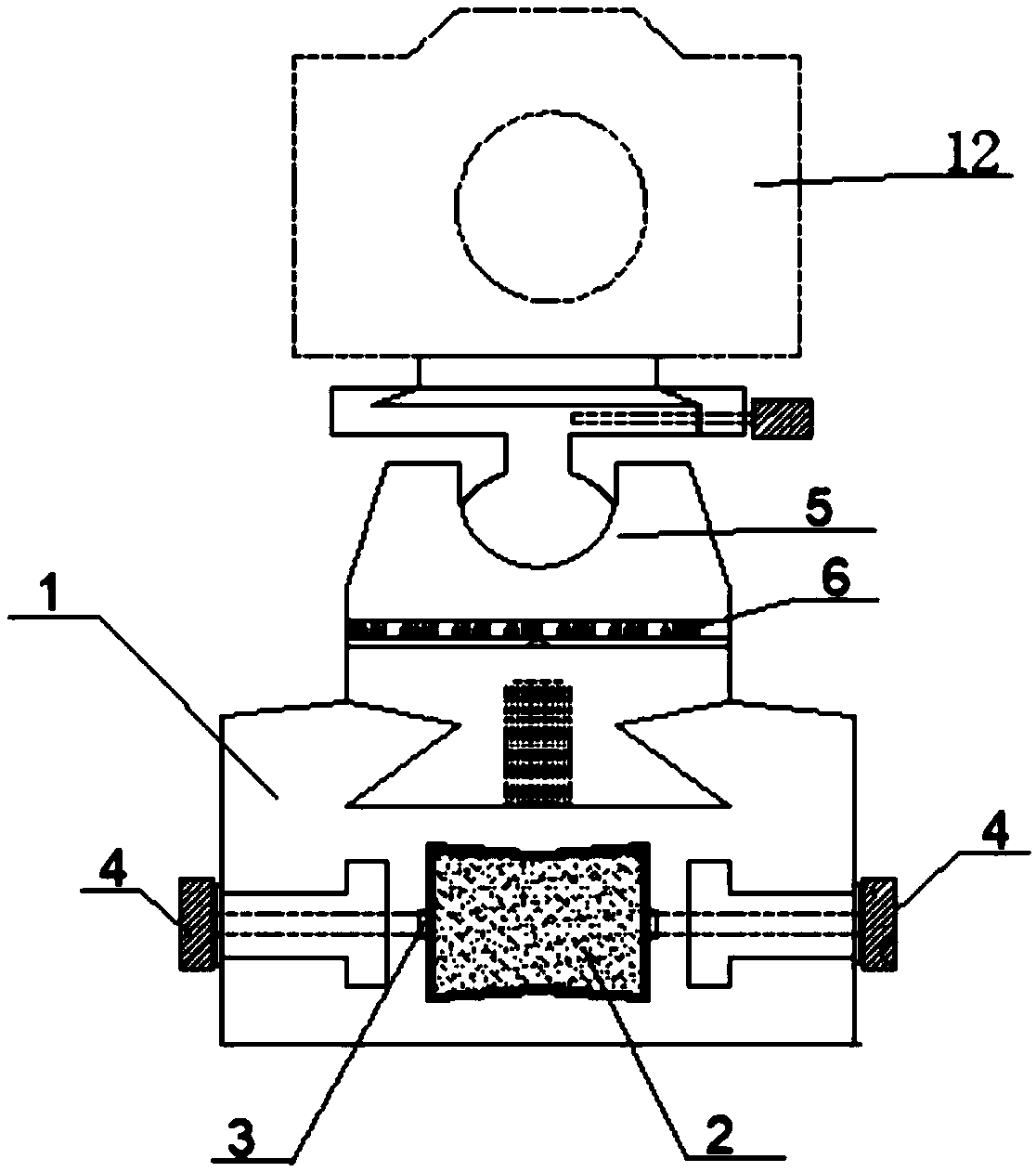 Sponge urban facility monitoring and time-lapse photography camera stabilizing device and application method