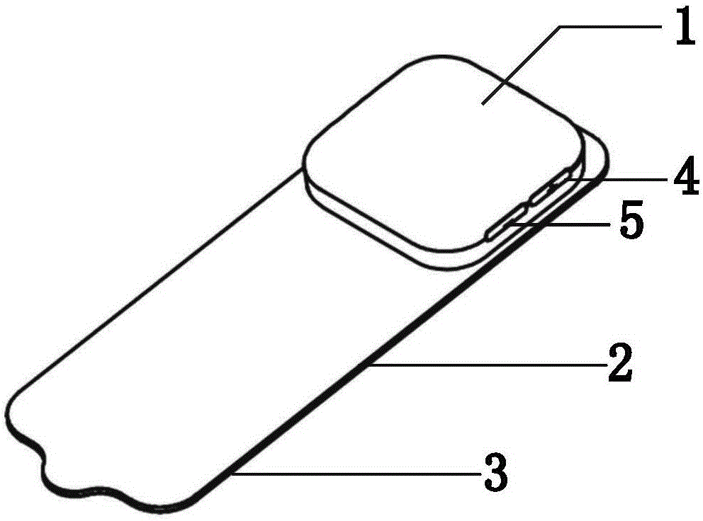 Wearable low frequency pulse treatment device and control method thereof