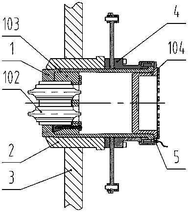 Real-time monitoring device and method for borne pressure of hobs of normal pressure hob-changing cutterhead