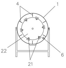 Device for removing grease on outer surface of pig intestine