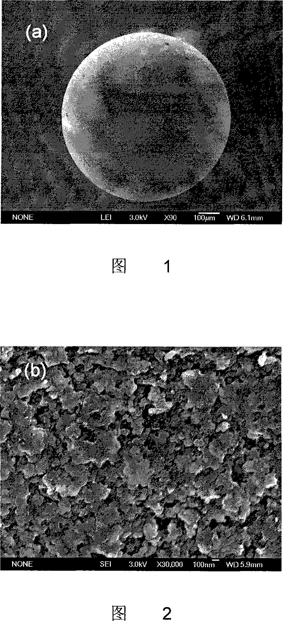 Mesopore spherical activated carbon and preparation method thereof