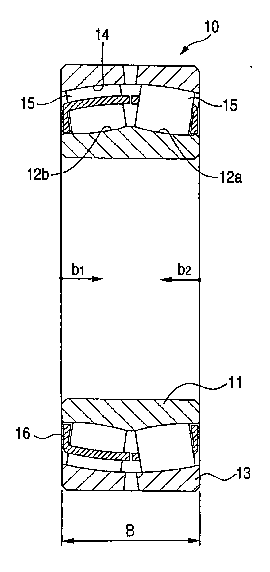 Self-aligning roller bearing