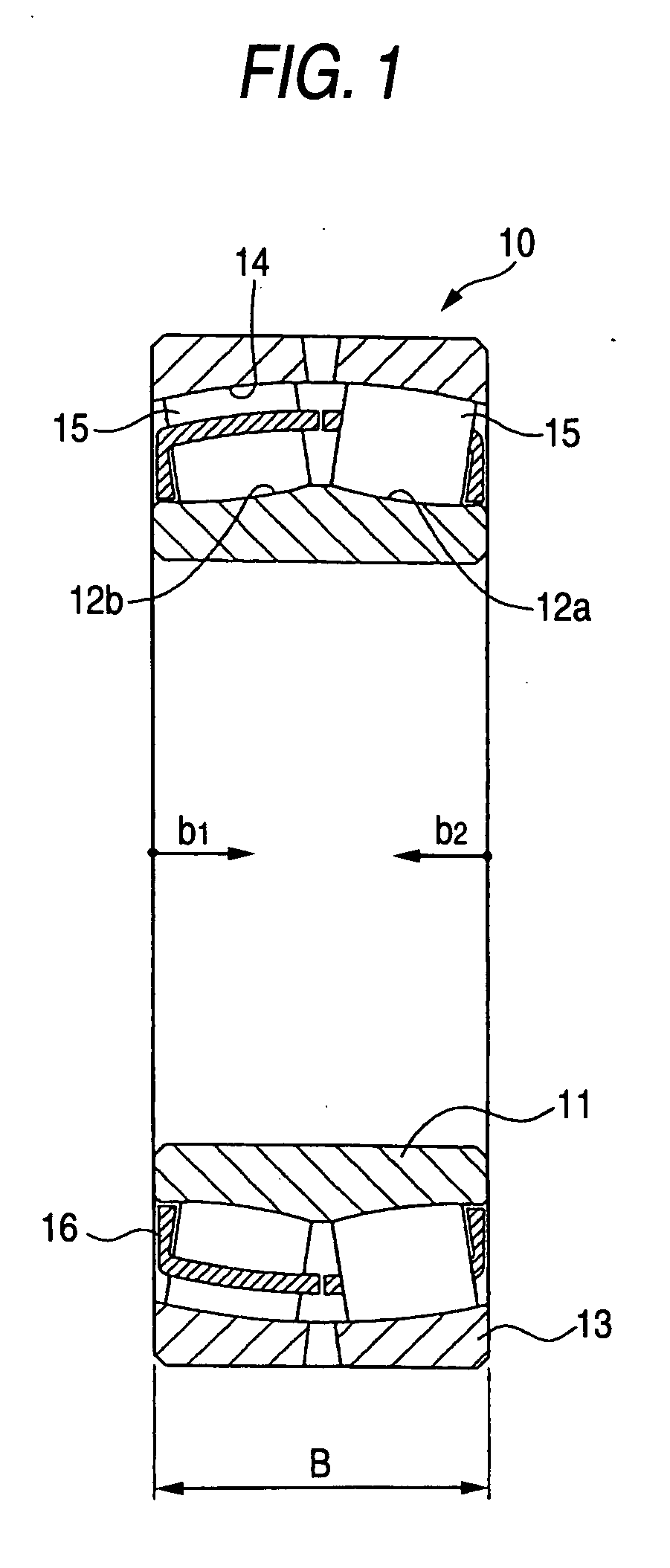 Self-aligning roller bearing