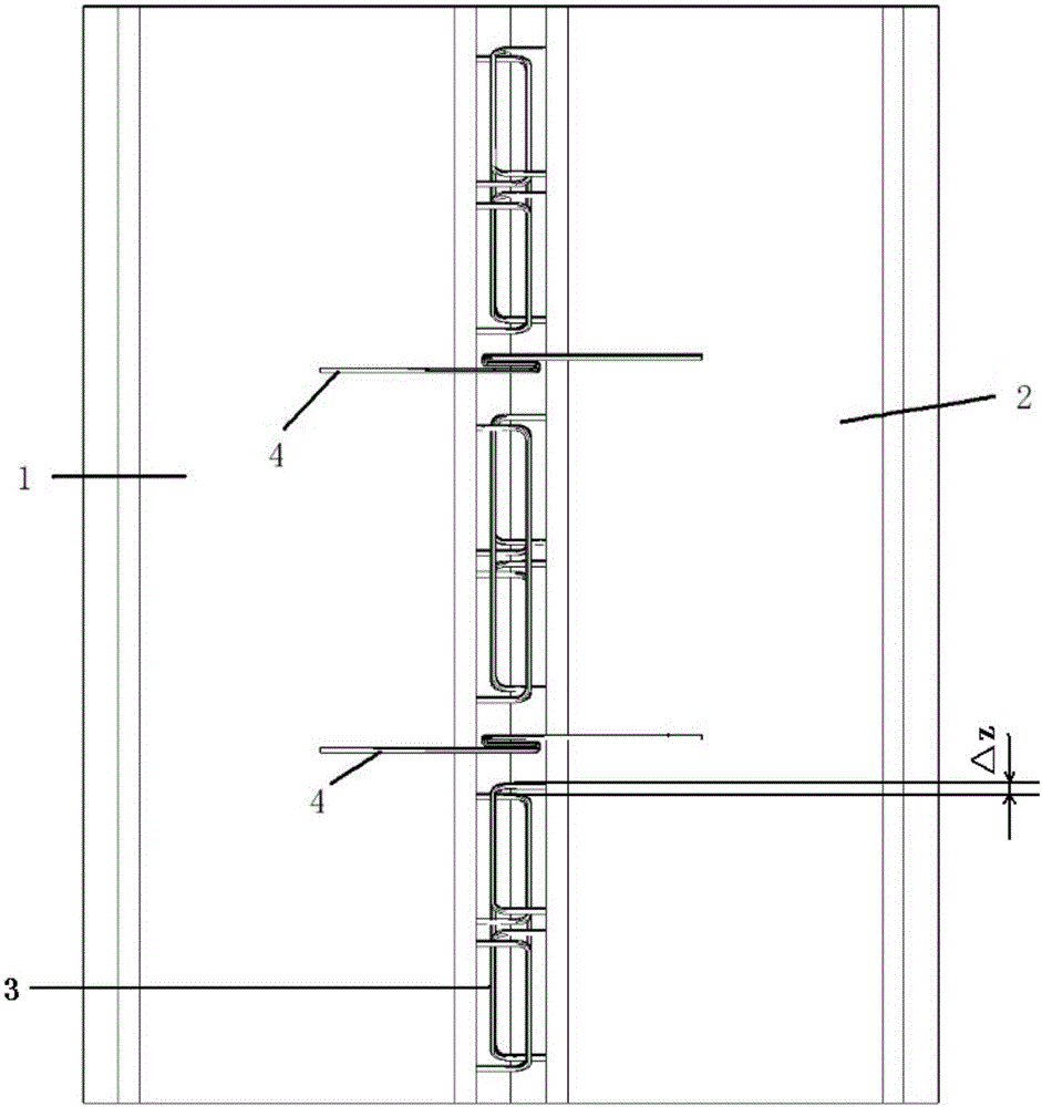 A joint structure and arrangement method of hinged steel bar connectors for concrete girder bridges