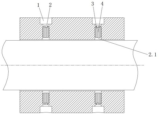 Aerostatic radial bearing with adjustable throttling hole parameters and centrifugal fan