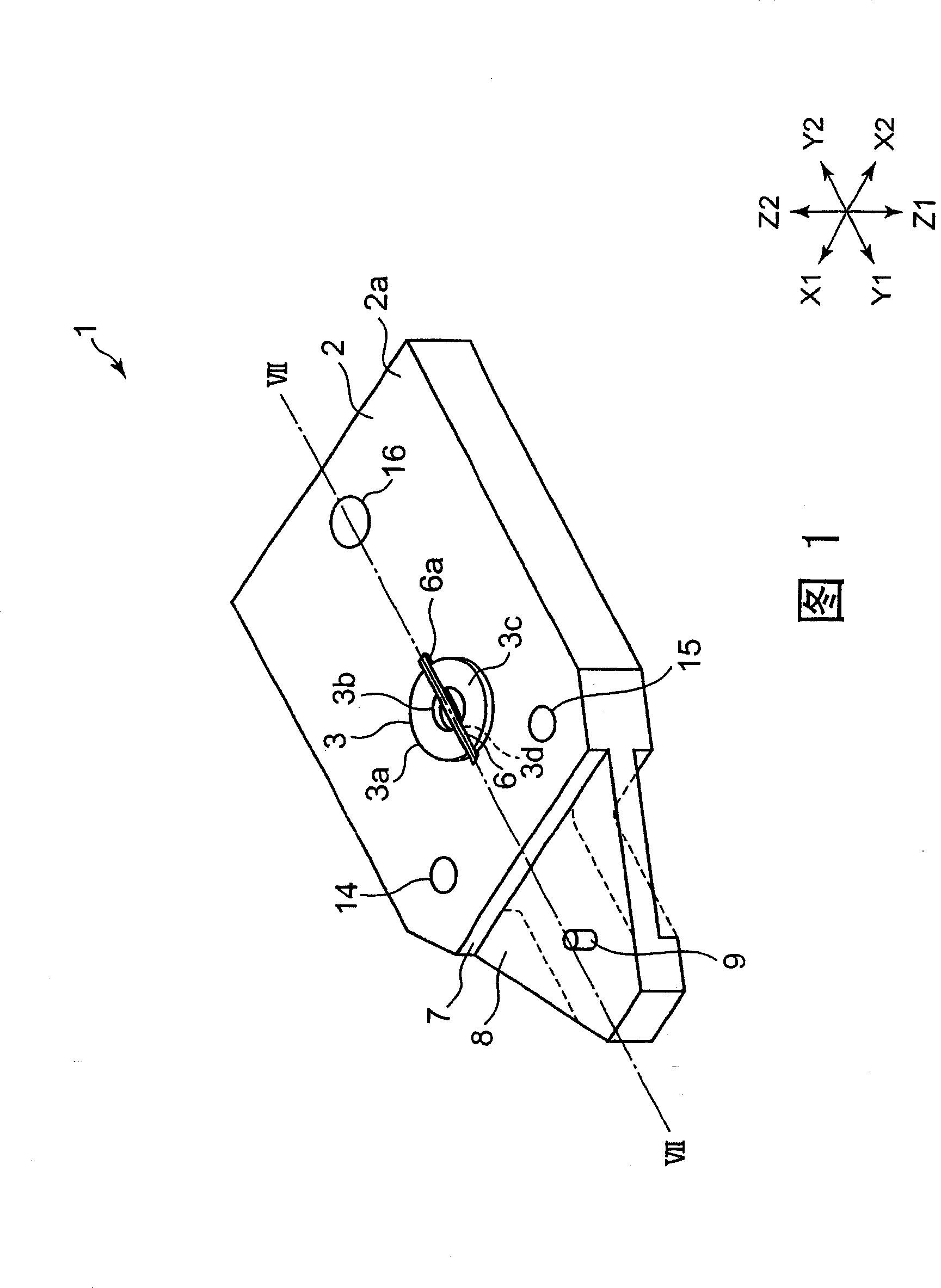 Clamp for fixing magnetic head assembly and measuring method of rising quantity using the same