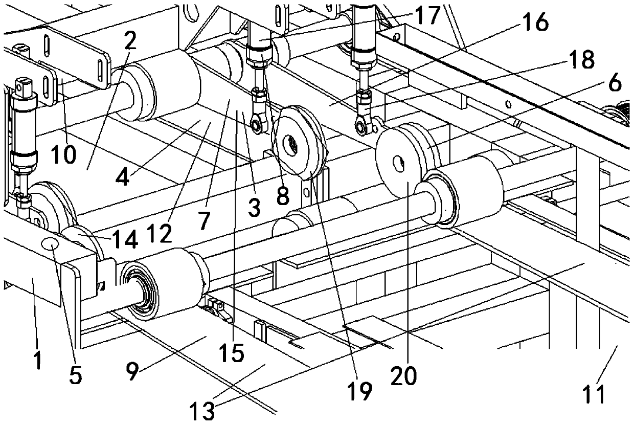 A method for segmental conveying of packaging bags