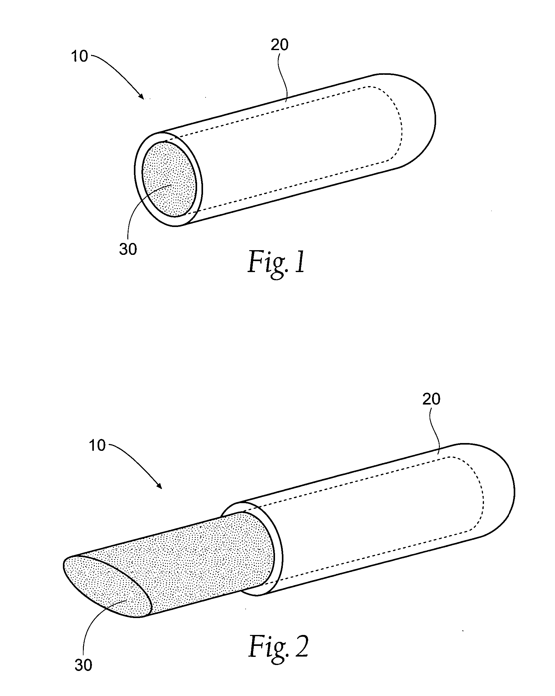 Coated writing apparatus