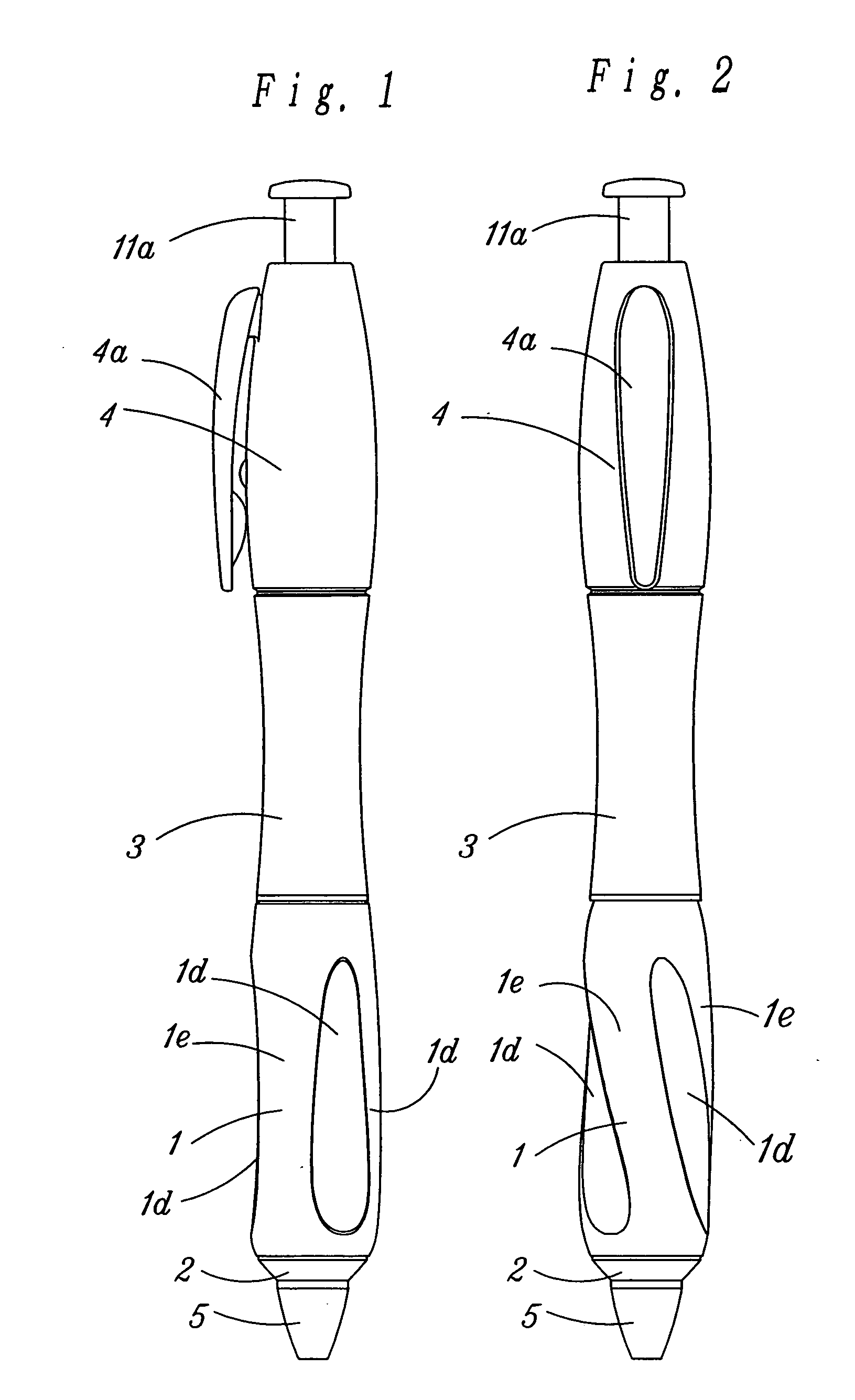 Variable grip structure