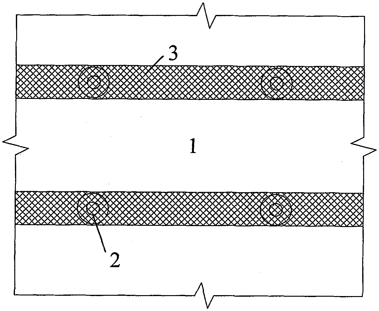 Method for performing foundation treatment by using permeable concrete pipe piles