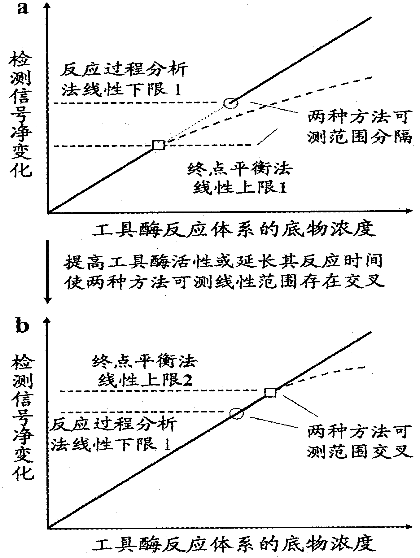 Method for measuring enzyme substrate amount by combining enzyme reaction process method and terminal balance method