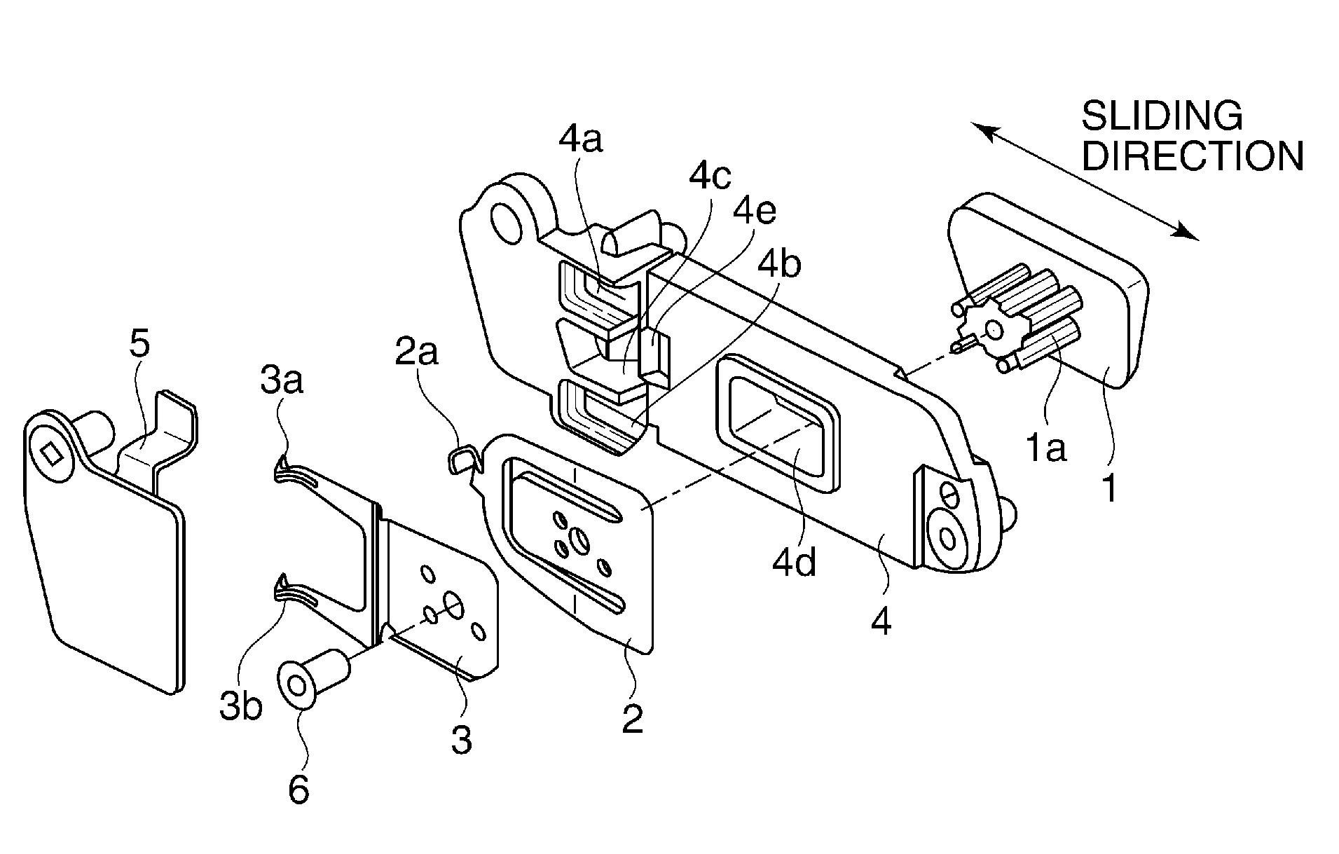 Slide switch for use in electronic apparatus, and electronic apparatus