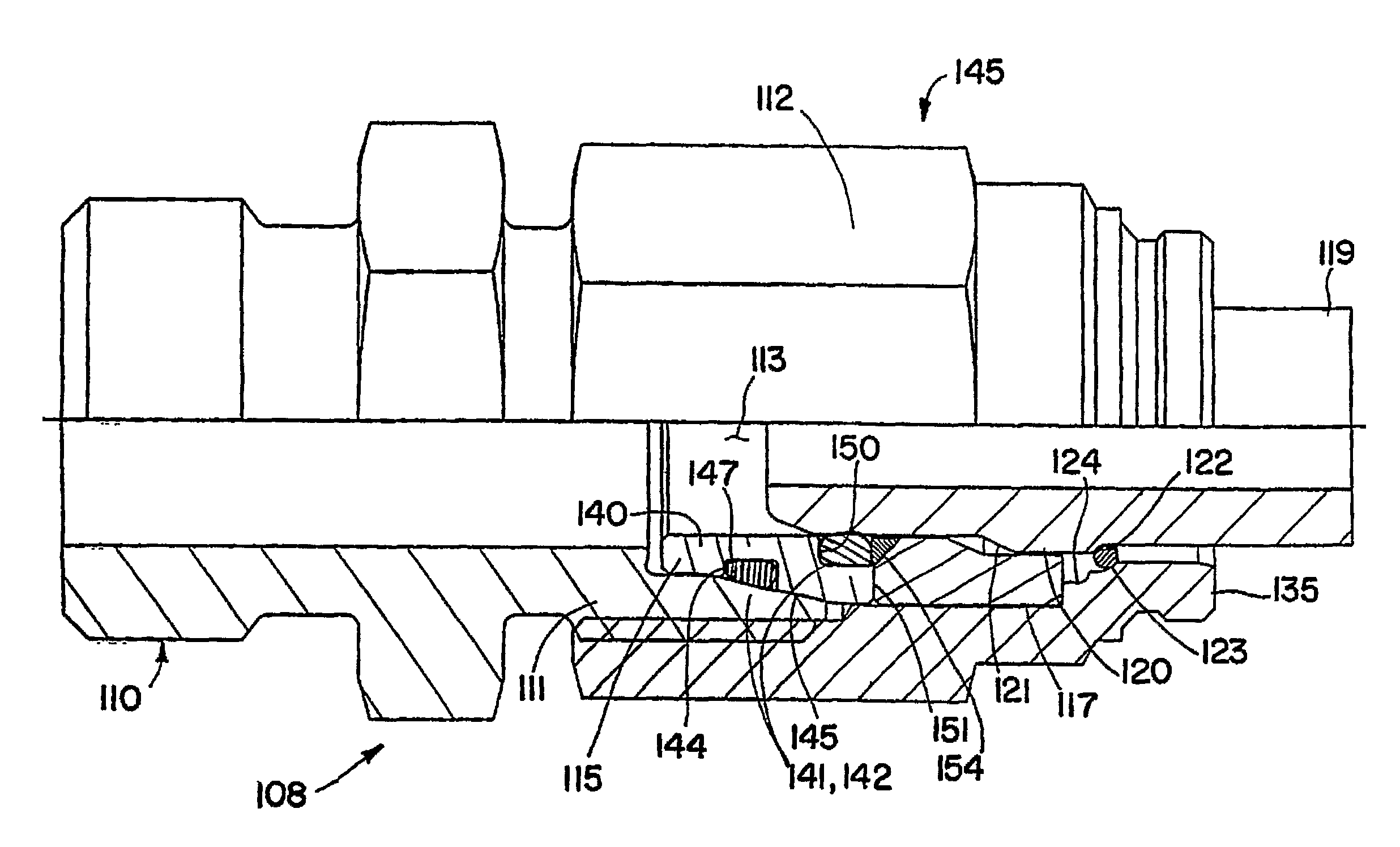 Adaptor and method for converting standard tube fitting/port to push-to-connect tube fitting/port