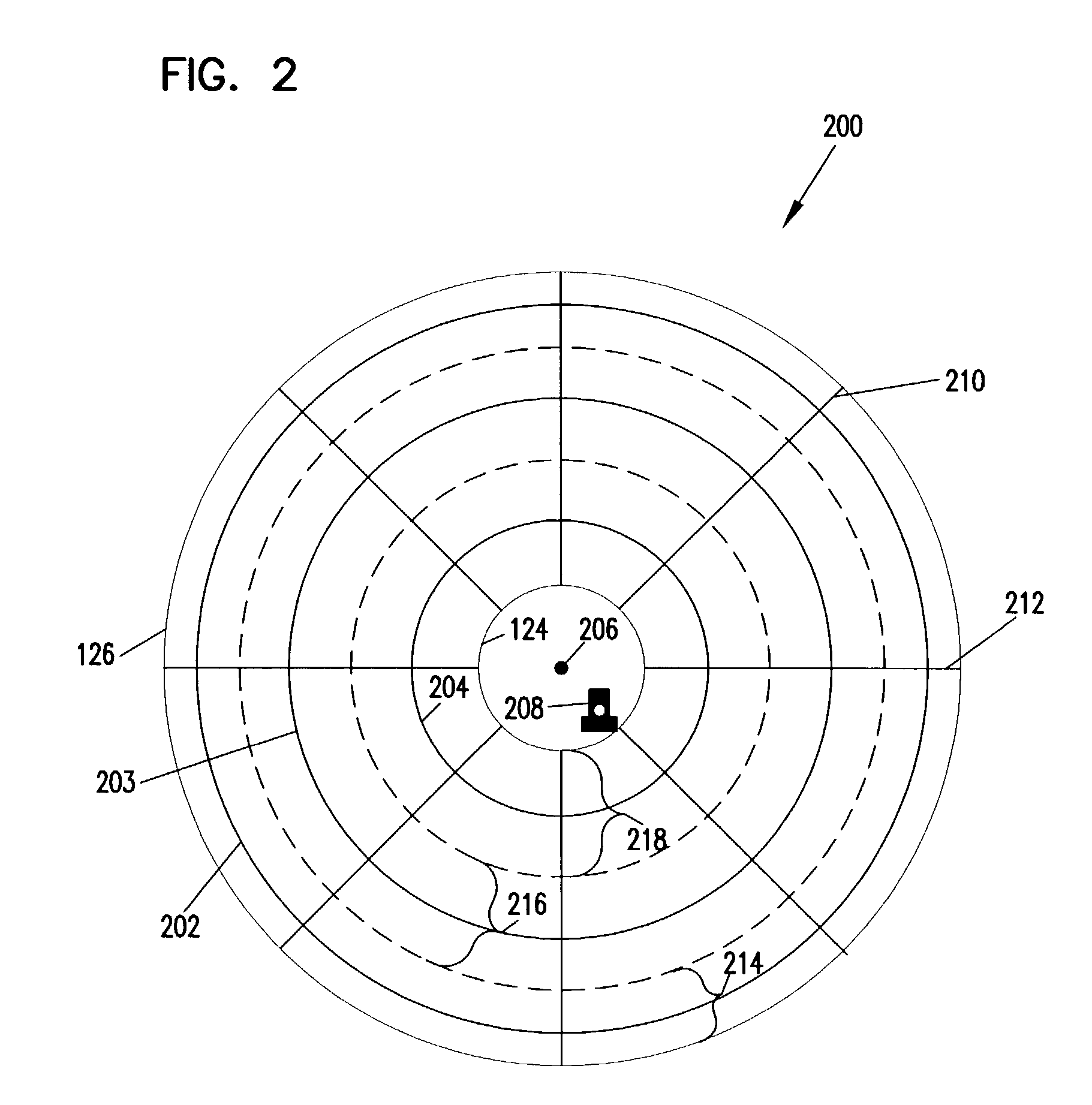 Method and apparatus for tracking radially-dependent repeatable run-out