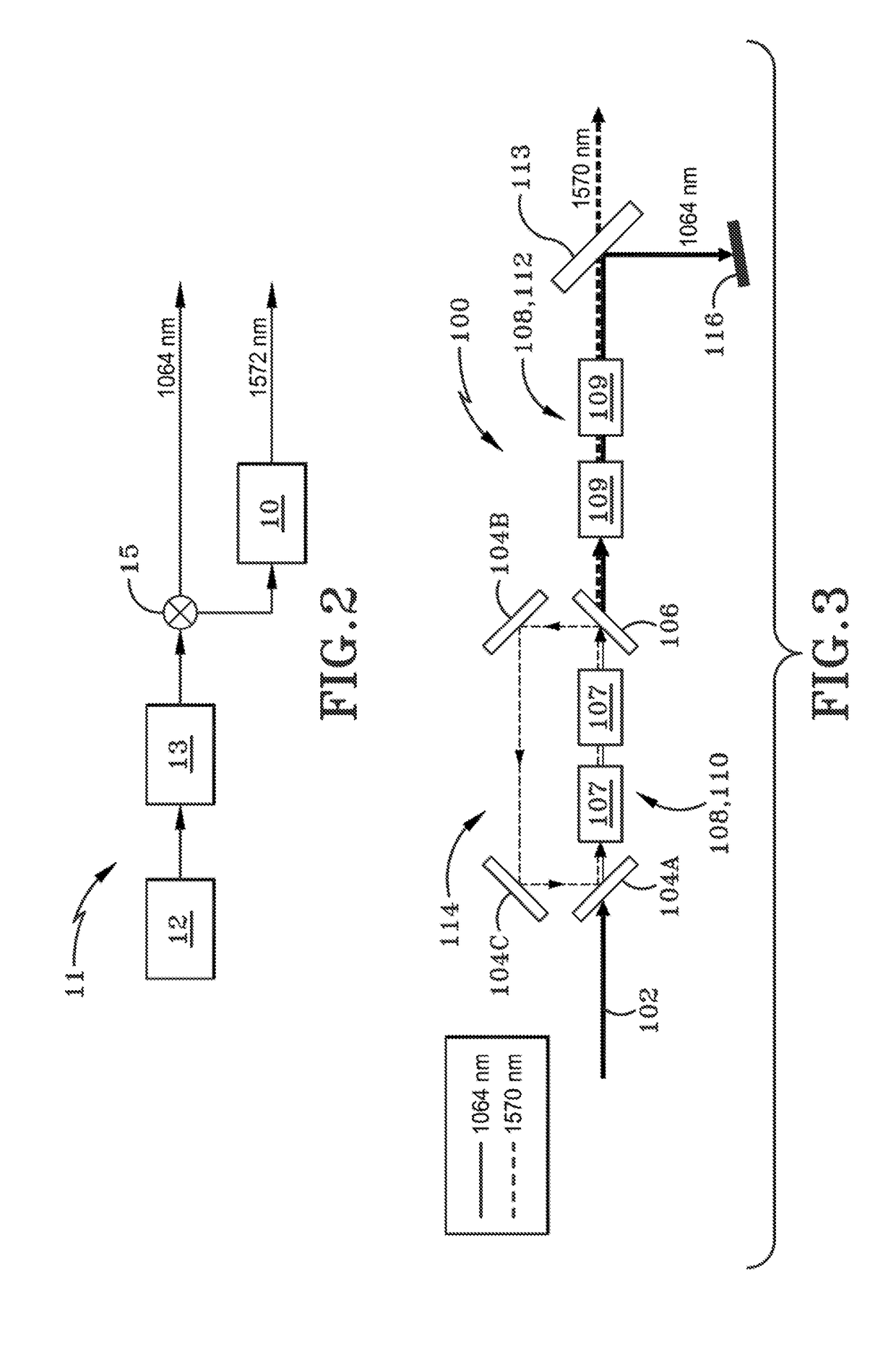 Dual mode laser target designator/rangefinder with an optical parametric oscillator-optical parametric amplifier (opo-opa) converter