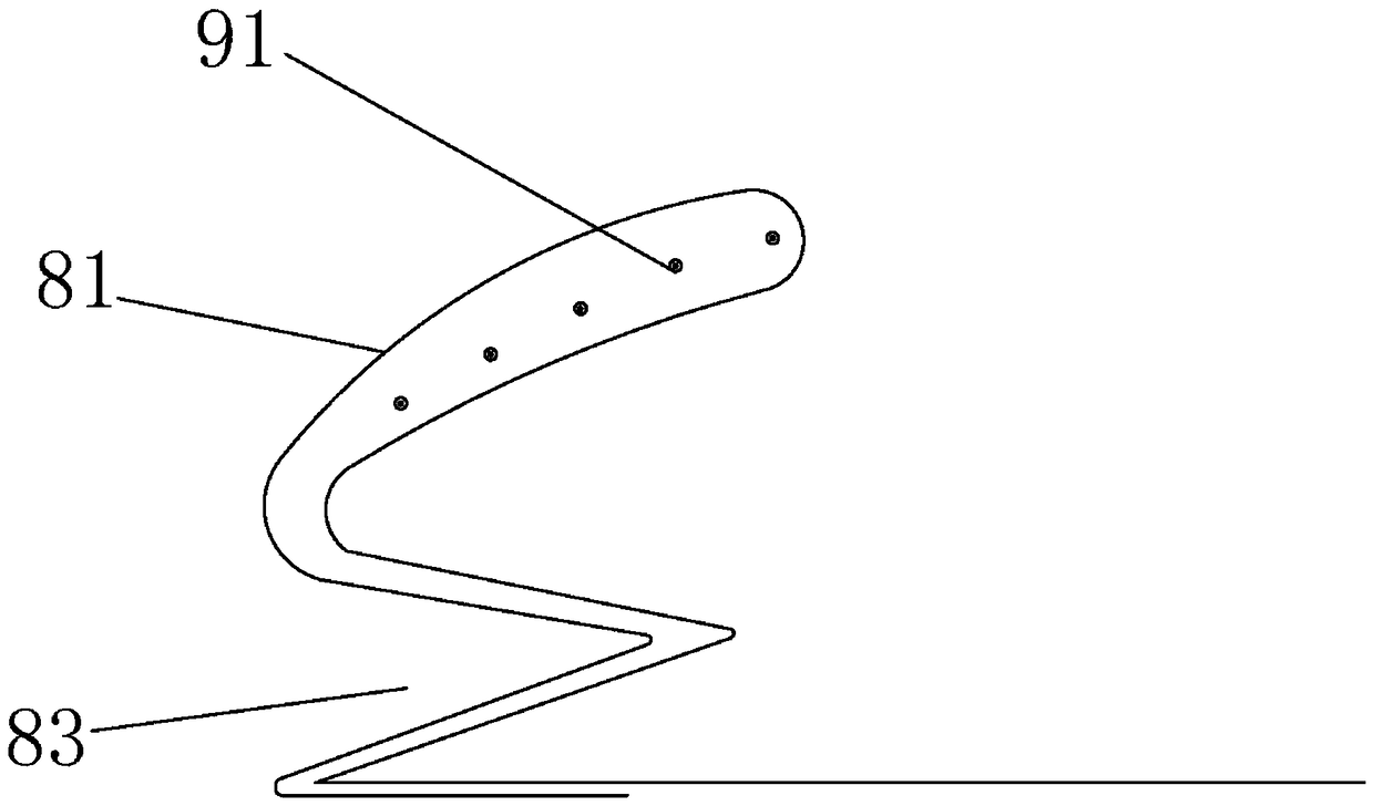 Novel protective enclosure structure and sanitary towel adopting same