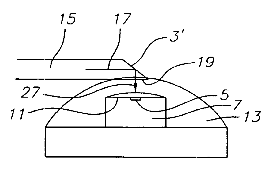 Photodetector/optical fiber apparatus with enhanced optical coupling efficiency and method for forming the same