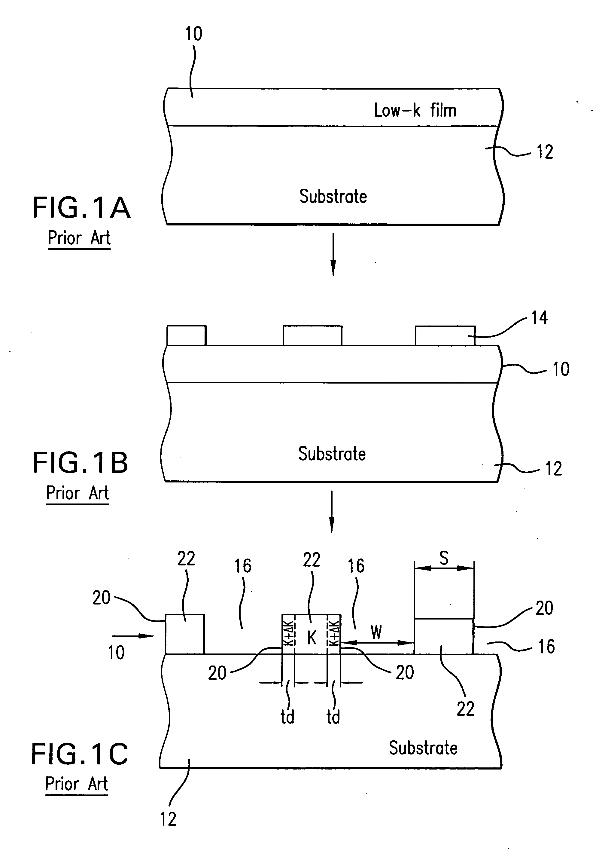 Method and system for measurement of sidewall damage in etched dielectric structures using a near field microwave probe