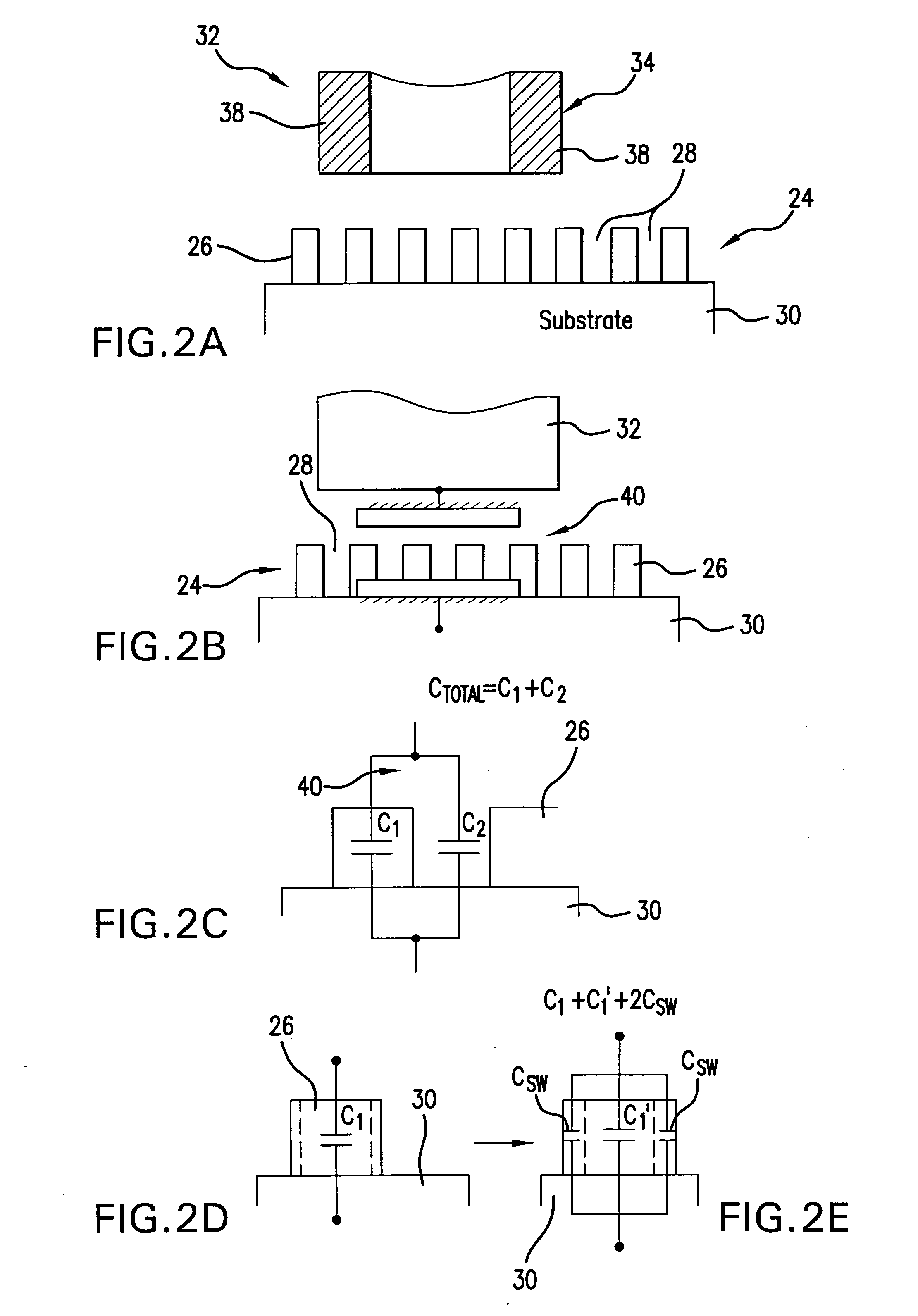 Method and system for measurement of sidewall damage in etched dielectric structures using a near field microwave probe