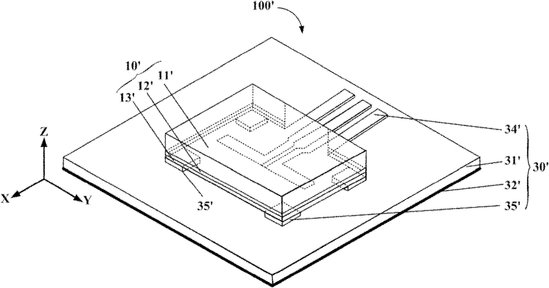 On-chip integration paster antenna