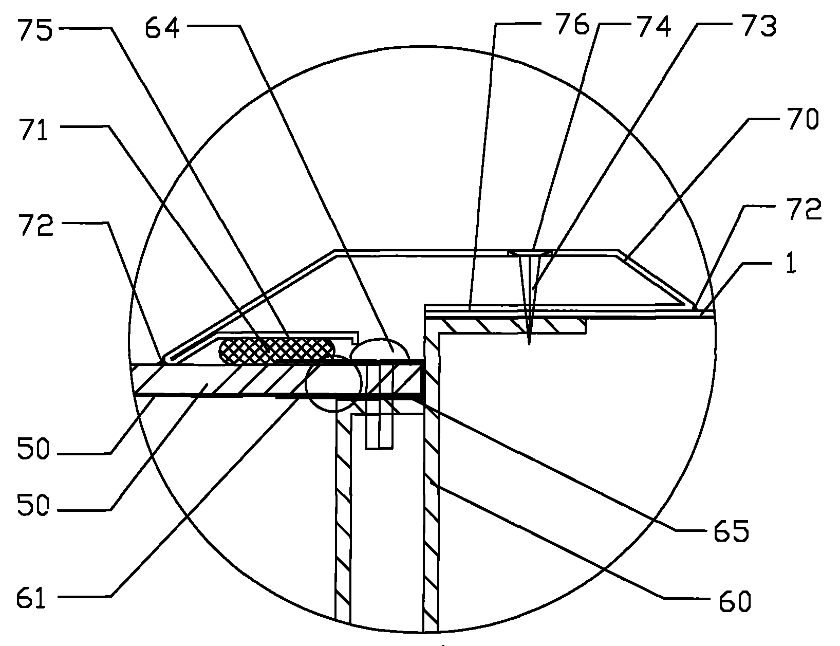 Window of cleaning room with electromagnetic shielding function