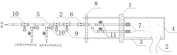 Gravity drainage system for underground roadway high-pressure water inrush