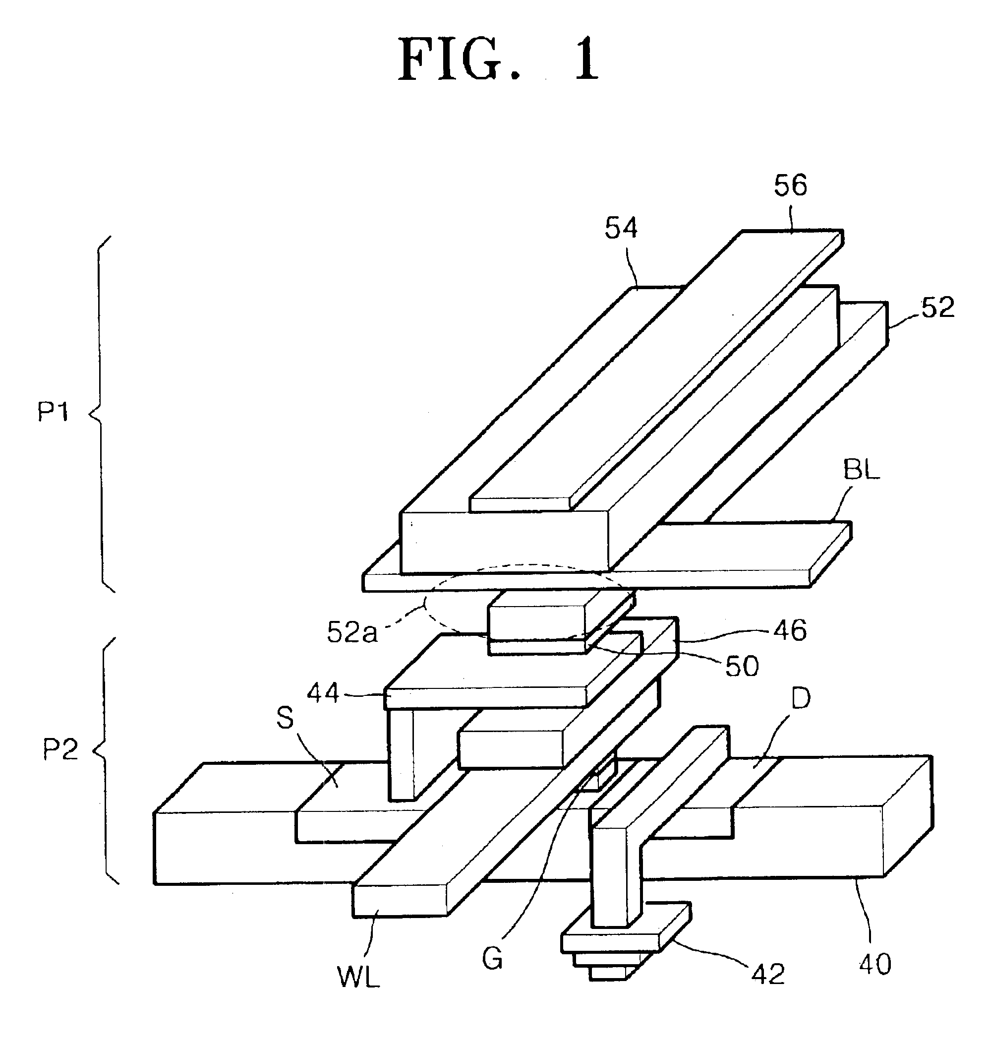 Magnetic random access memory (MRAM) for spontaneous hall effect and method of writing and reading data using the MRAM