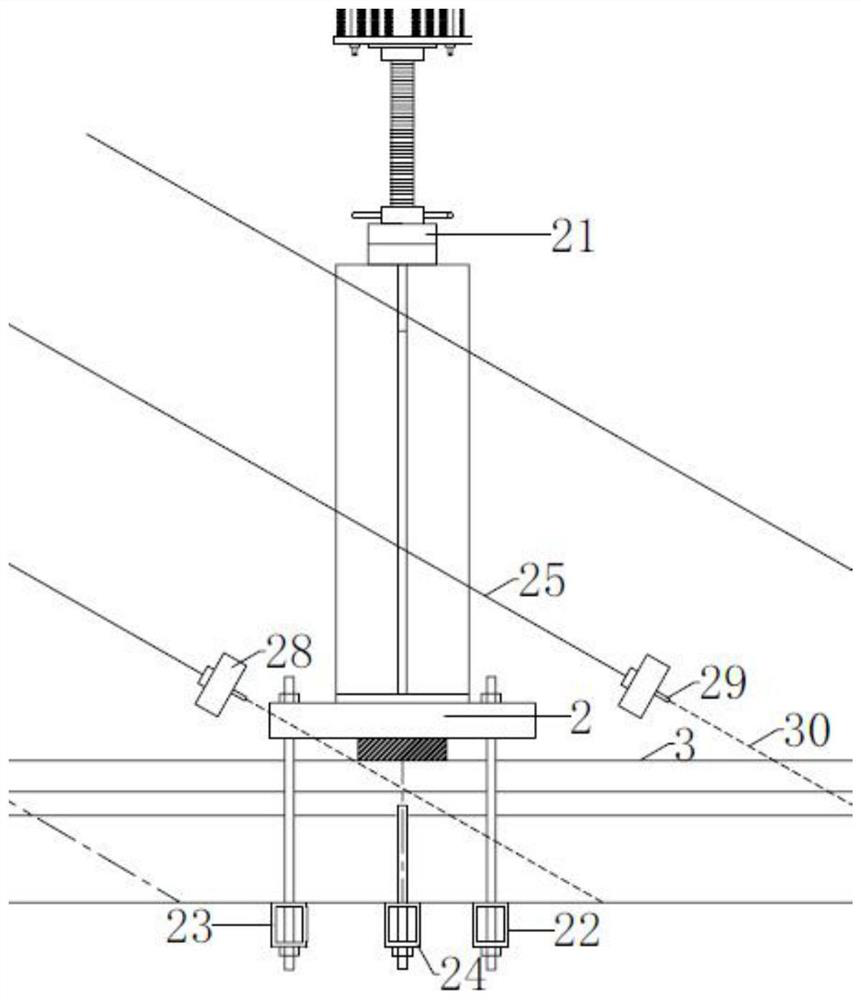 A test loading device for a cable-stayed bridge spanning cables and its assembly method