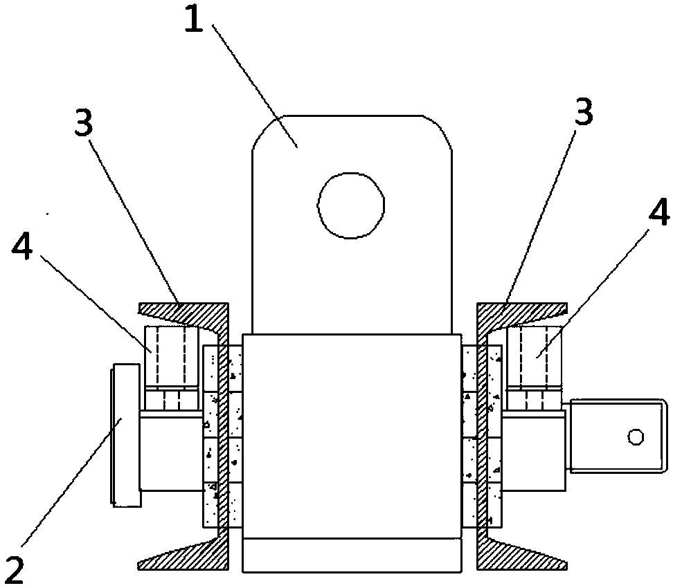 Steel wire rope tension detection device for single-rope elevator