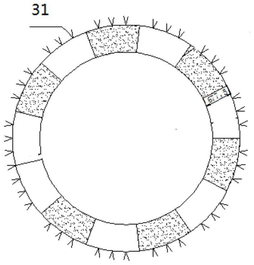 Repair method of the prefabricated module at the bottom of the suspended cylinder of Maerz lime kiln