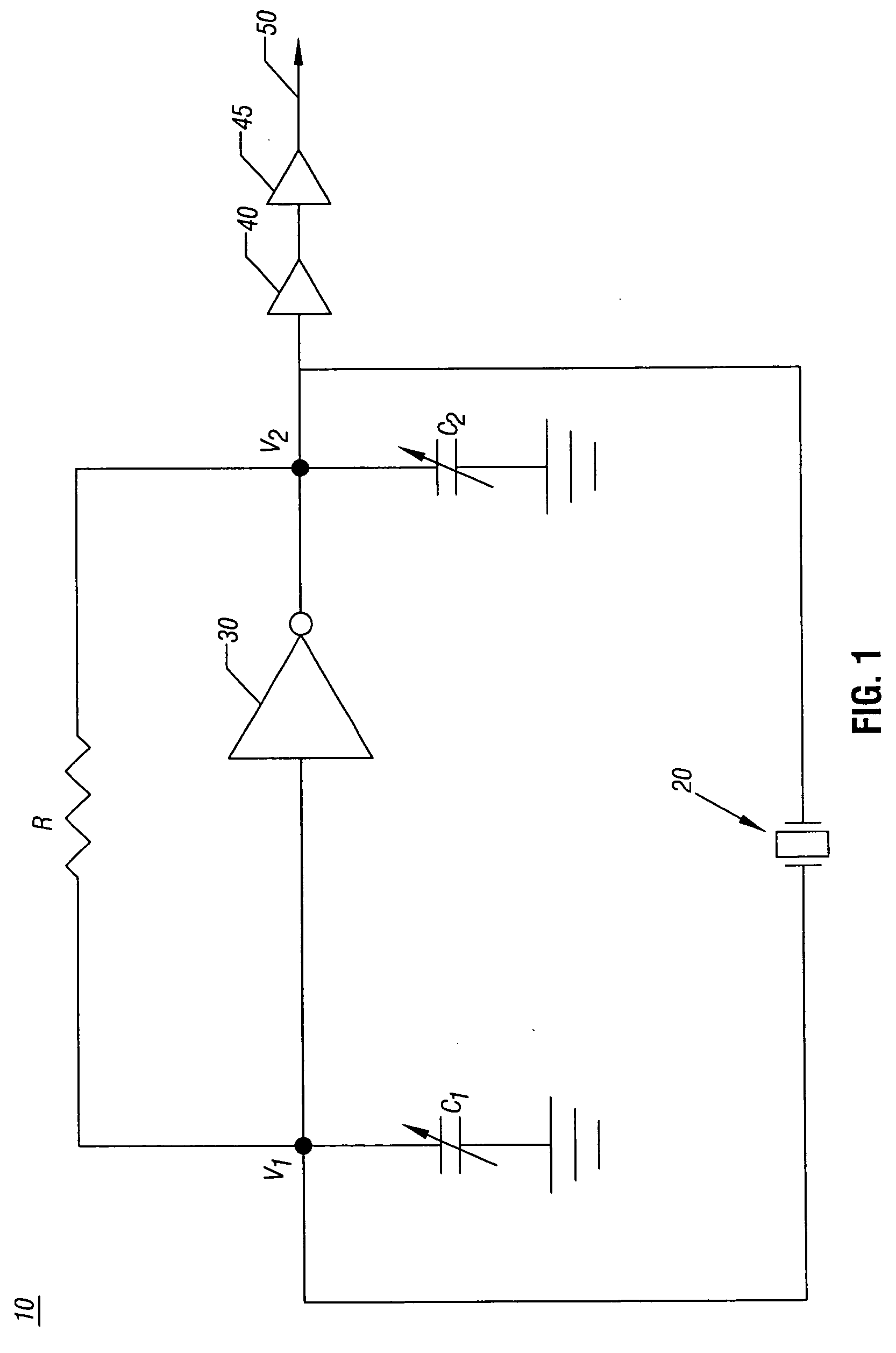 Clock circuit with programmable load capacitors