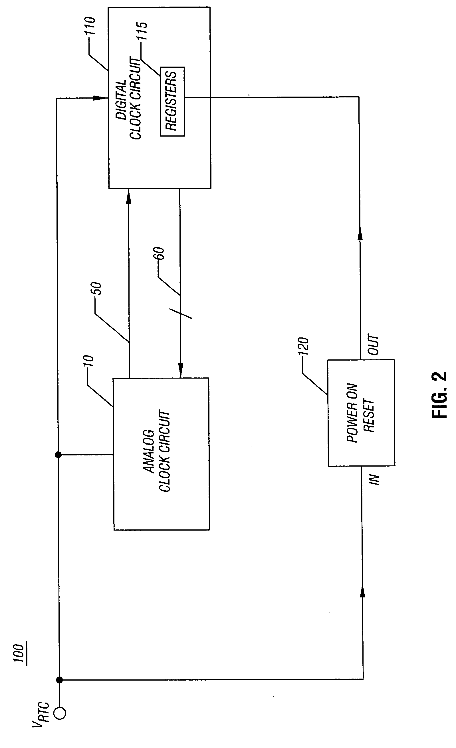 Clock circuit with programmable load capacitors