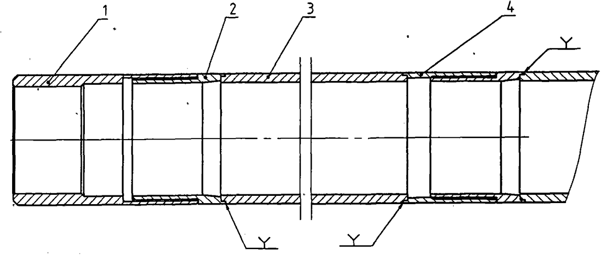 Self-propelled recyclable steel pipe pile and construction method