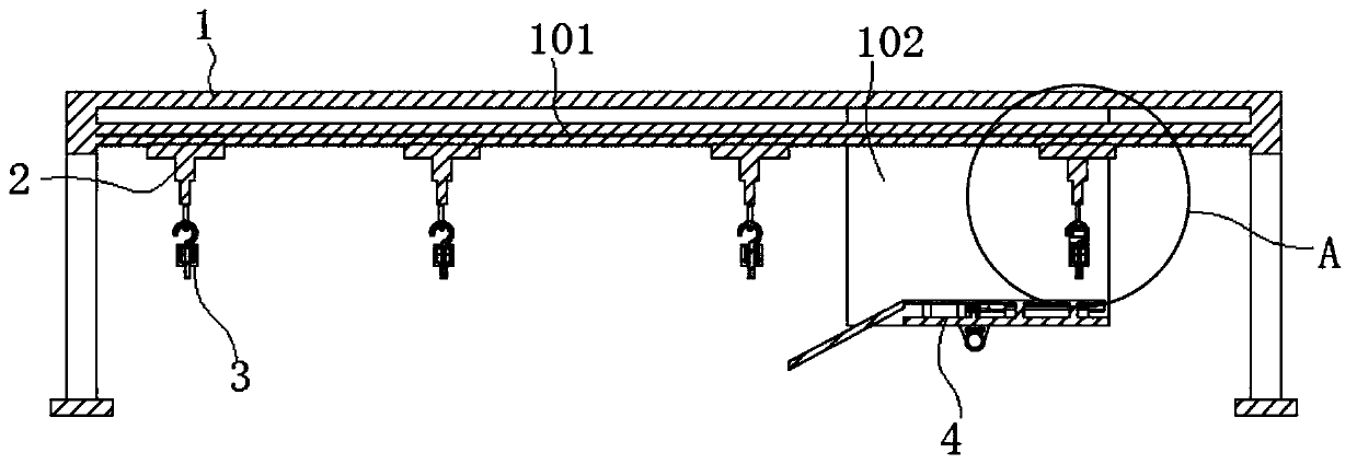 Intelligent clothes hanger with clothes folding function and application method of clothes hanger