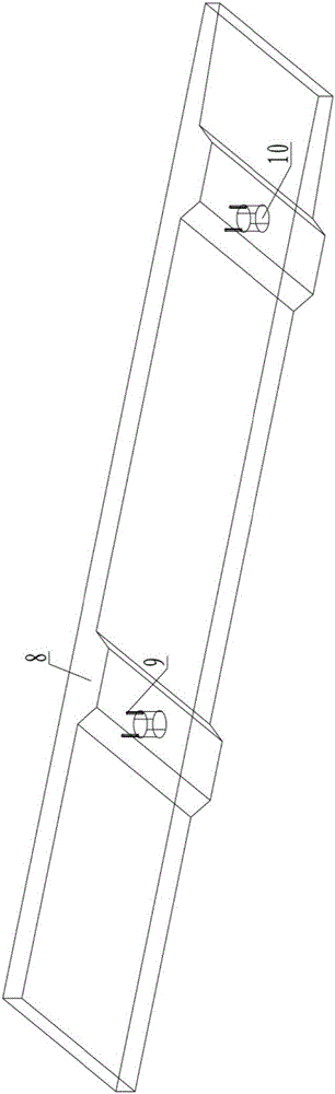Lateral supporting pile plate type soilless subgrade of highway