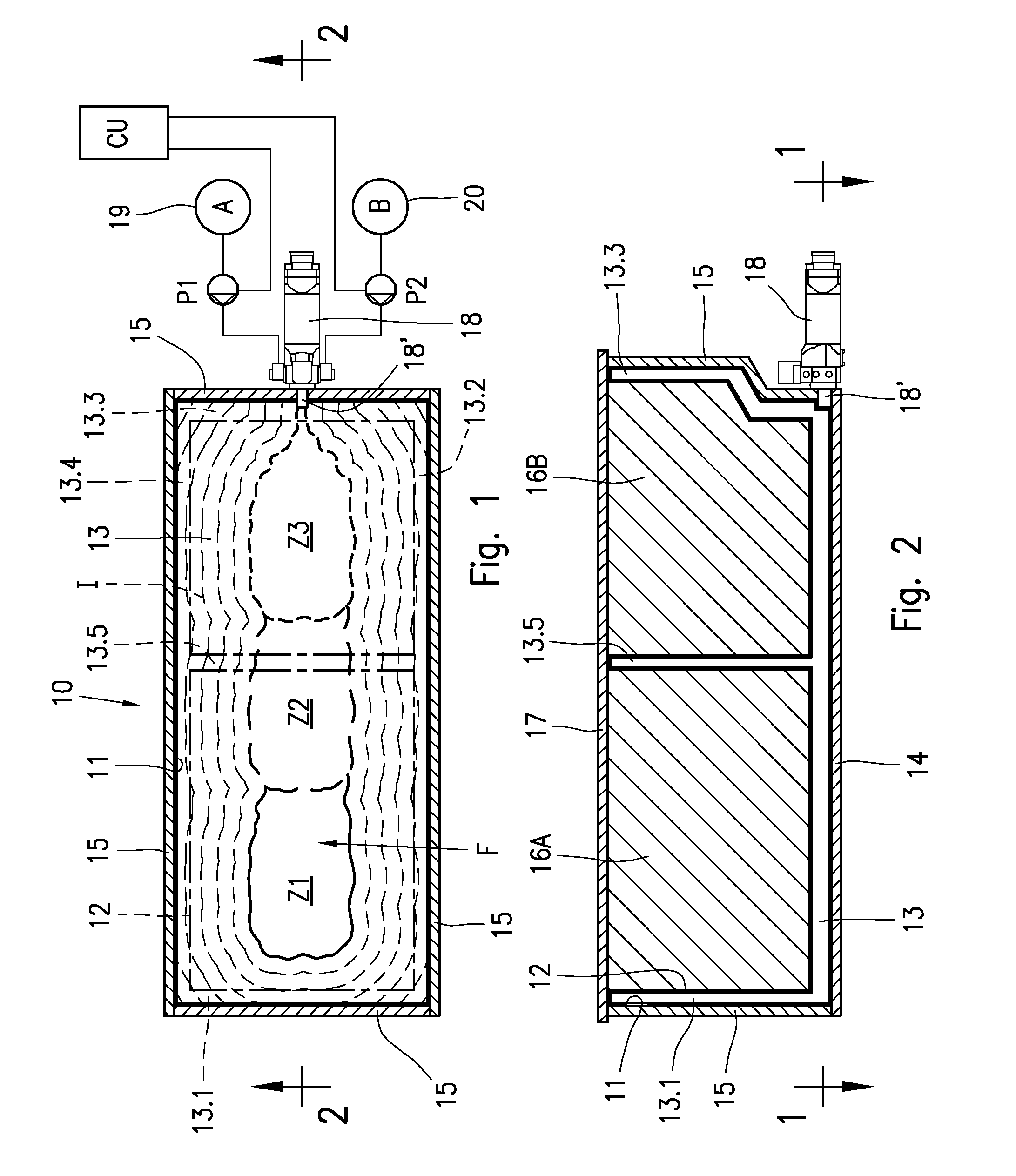 Method and apparatus for feeding a polyurethane mixture into hollow bodies