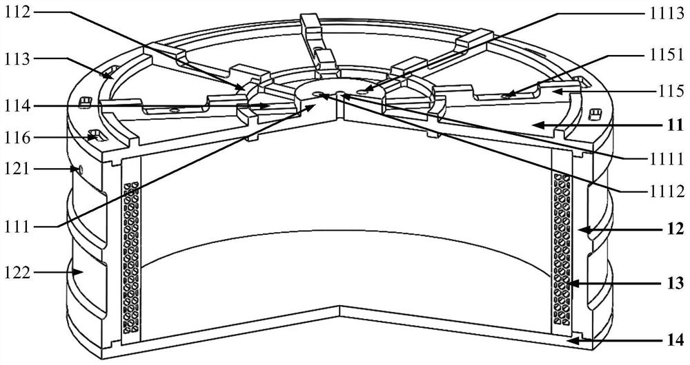 Tumbler type vehicle-mounted flywheel energy storage device with five-degree-of-freedom suspension support