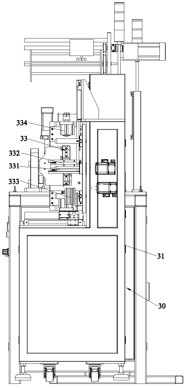 A Velcro automatic winding machine